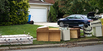 Household Junk at a Curb