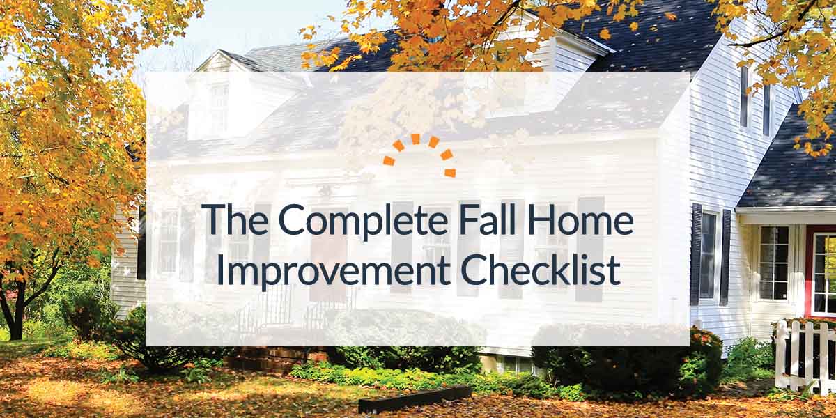 Early Fall Home Maintenance Checklist - Erdmann Exteriors