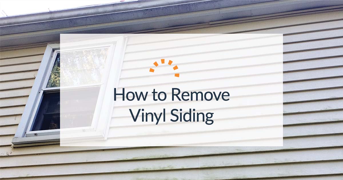 How To Remove Old Vinyl Siding | Dumpsters.com