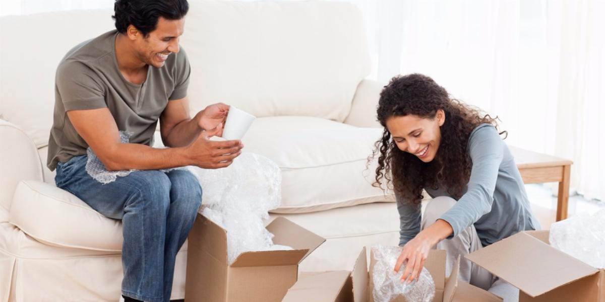 Couple Moving Into a New House