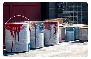 Image of paint buckets.